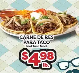 Torres Supermercado CARNE DE RES PARA TACO offer