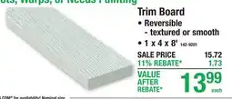 Menards Trim Board COMPLETE YOUR SIDING SYSTEM offer