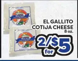 Torres Supermercado EL GALLITO COTIJA CHEESE offer