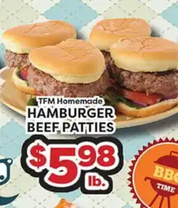 Torres Supermercado TFM Homemade HAMBURGER BEEF PATTIES offer