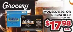 Torres Supermercado MODELO REG. OR NEGRA BEER offer