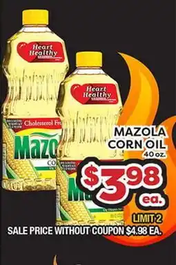Torres Supermercado MAZOLA CORN OIL offer