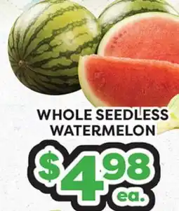Torres Supermercado WHOLE SEEDLESS WATERMELON offer