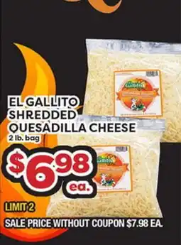 Torres Supermercado EL GALLITO SHREDDED QUESADILLA CHEESE offer