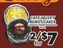 Torres Supermercado CAFE VALLEY BUNDT CAKES offer
