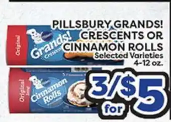 Torres Supermercado PILLSBURY GRANDS! CRESCENTS OR CINNAMON ROLLS offer