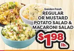 Torres Supermercado Garden Fresh POTATO SALAD & MACARONI SALAD offer