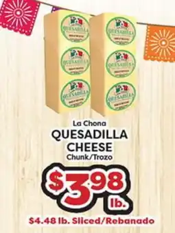 Torres Supermercado La Chona QUESADILLA CHEESE offer