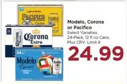 Food 4 Less Modelo, Corona or Pacifico offer