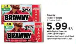 Food 4 Less Brawny Paper Towels offer