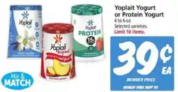 Safeway Yoplait Yogurt or Protein Yogurt offer