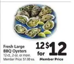 Safeway Fresh Large BBQ Oysters offer