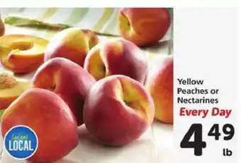 Safeway Yellow Peaches or Nectarines offer