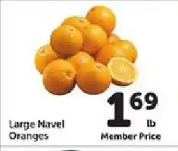 Safeway Large Navel Oranges offer
