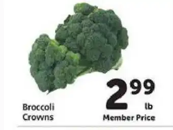 Safeway Broccoli Crowns offer