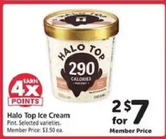 Safeway Halo Top Ice Cream offer