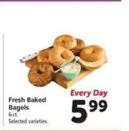 Safeway Fresh Baked Bagels offer