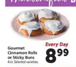 Safeway Gourmet Cinnamon Rolls or Sticky Buns offer
