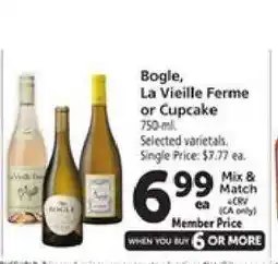 Safeway Bogle, La Vieille Ferme or Cupcake offer