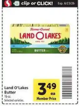 Safeway Land O Lakes Butter offer