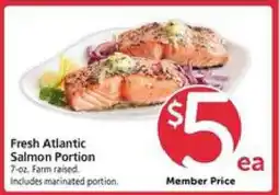 Safeway Fresh Atlantic Salmon Portion offer