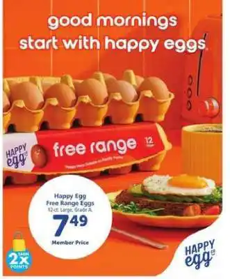 Safeway Happy Egg Free Range Eggs offer