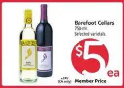 Safeway Barefoot Cellars offer