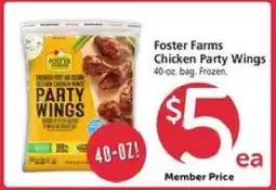 Safeway Foster Farms Chicken Party Wings offer