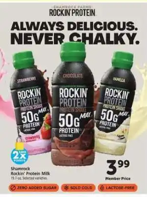 Safeway Shamrock Rockin’ Protein Milk offer