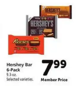Safeway Hershey Bar 6-Pack offer