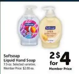 Safeway Softsoap Liquid Hand Soap offer