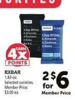 Safeway RXBAR offer