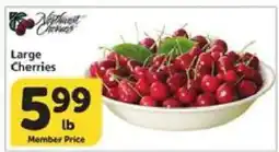 Albertsons Large Cherries offer