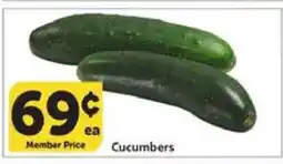 Albertsons Cucumbers offer
