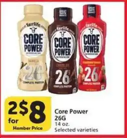 Albertsons Core Power 26G offer