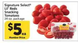 Albertsons Signature Select Lil' Reds Snacking Tomatoes offer