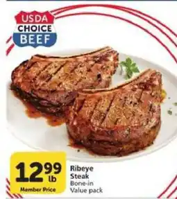 Albertsons Ribeye Steak offer