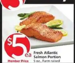 Albertsons Fresh Atlantic Salmon Portion offer