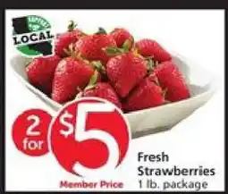 Albertsons Fresh Strawberries offer