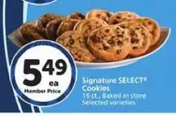 Albertsons Signature Select Cookies offer