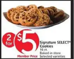 Albertsons Signature Select Cookies offer