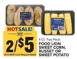 Food Lion FOOD LION SWEET CORN, RUSSET OR SWEET POTATO offer
