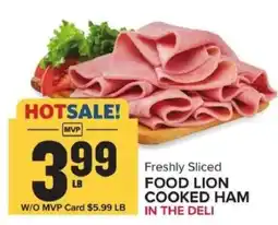 Food Lion FOOD LION COOKED HAM offer
