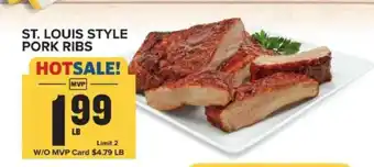 Food Lion St. Louis Style Pork Ribs offer