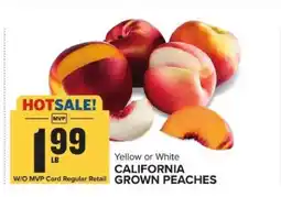 Food Lion CALIFORNIA GROWN PEACHES offer