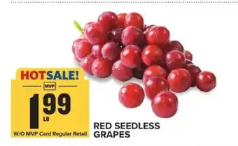 Food Lion Red Seedless Grapes offer