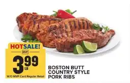 Food Lion Boston Butt Country Style Pork Ribs offer