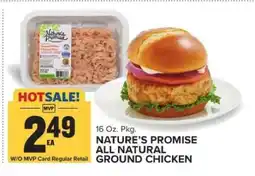 Food Lion Nature's Promise All Natural Ground Chicken offer