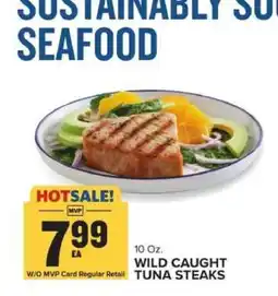 Food Lion WILD CAUGHT TUNA STEAKS offer