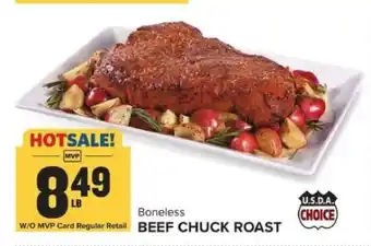 Food Lion Boneless Beef Chuck Roast offer